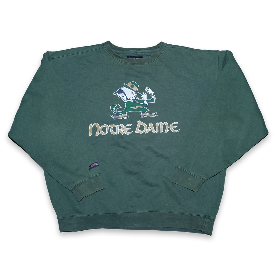 Vintage University of Notre Dame Sweater Medium / Large - Double Double Vintage