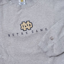 Vintage Notre Dame Sweater XLarge
