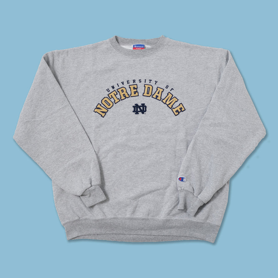 Vintage Champion Notre Dame Sweater Large