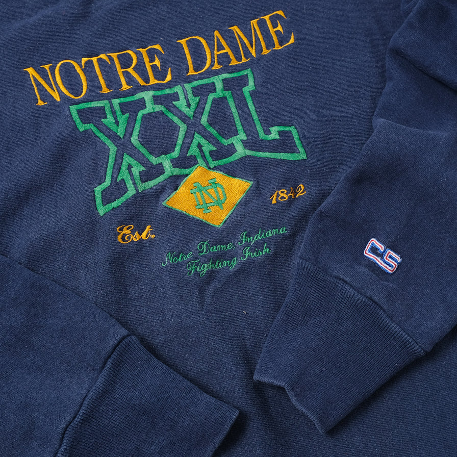 Vintage Notre Dame Sweater XLarge