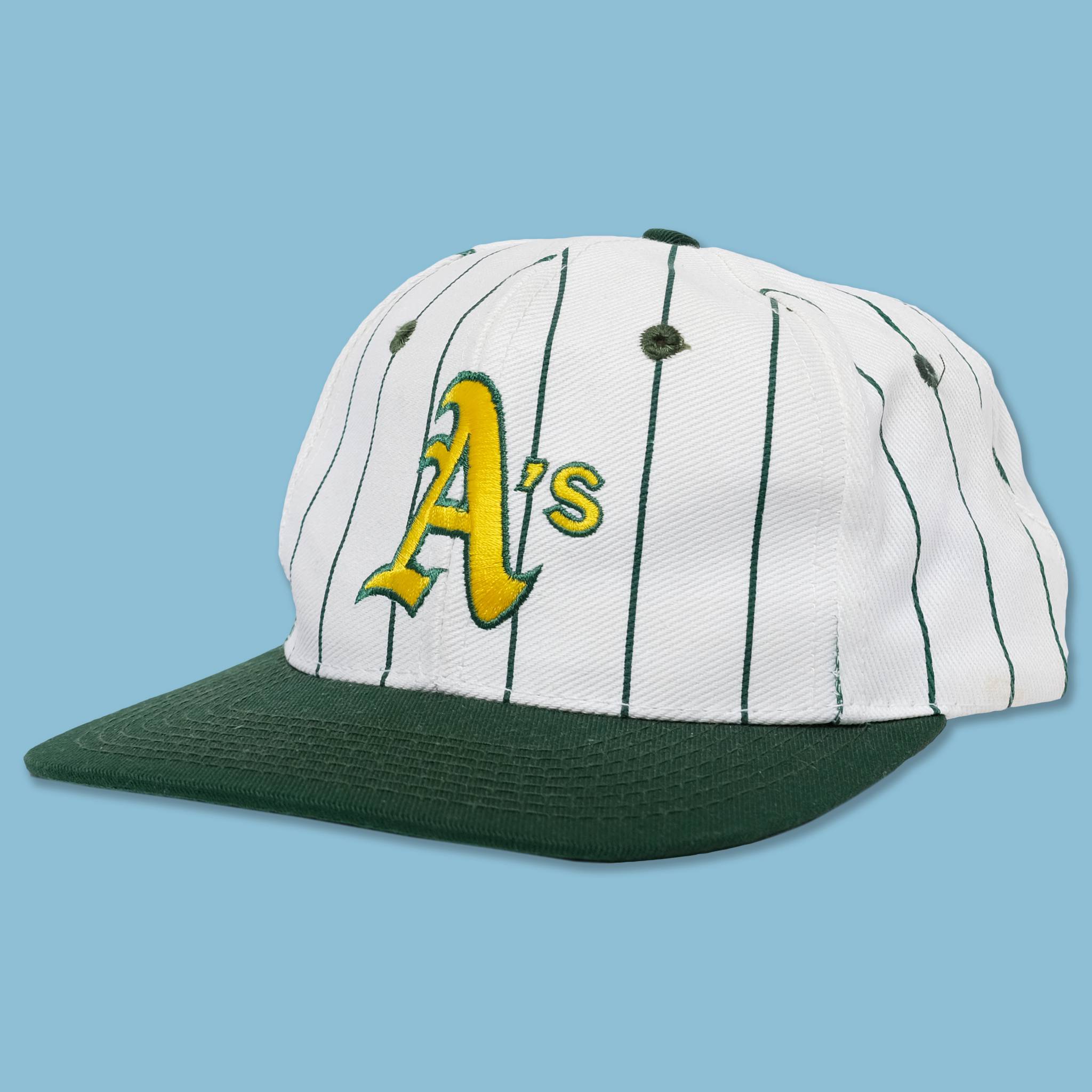 Rare Vintage Oakland Athletics A's Hat Elephant Snapback white 90's Baseball
