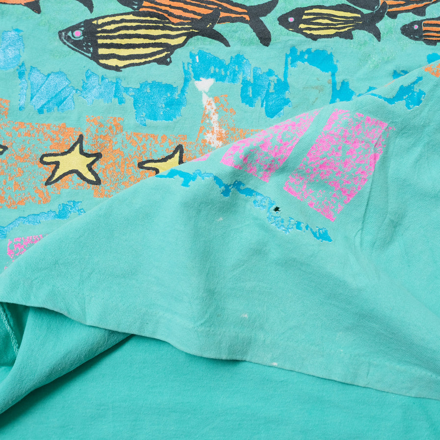 Vintage 90s Ocean T-Shirt Large/ XLarge