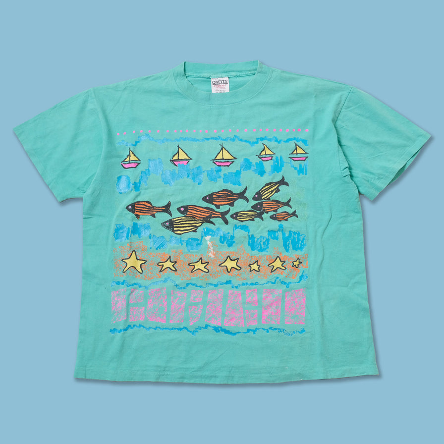 Vintage 90s Ocean T-Shirt Large/ XLarge