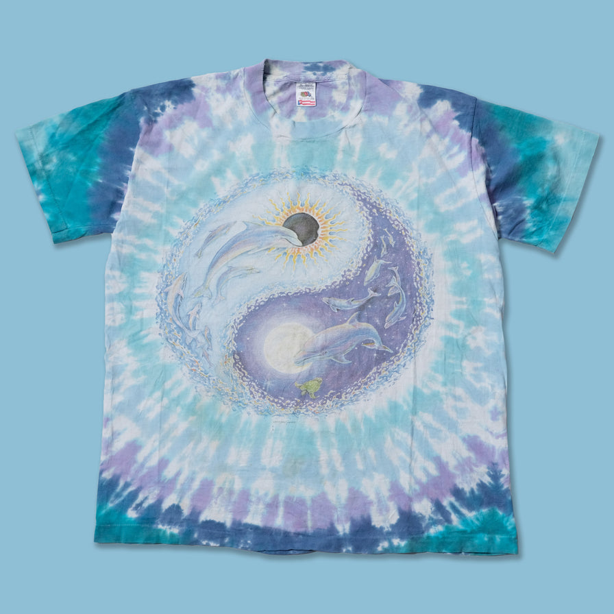 Vintage 1993 Dolphins Tie Dye T-Shirt Large / XLarge