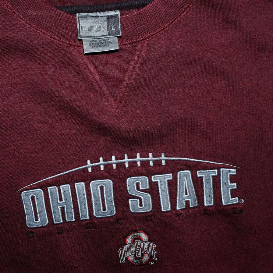 Vintage Puma Ohio State Sweater Large / XLarge - Double Double Vintage