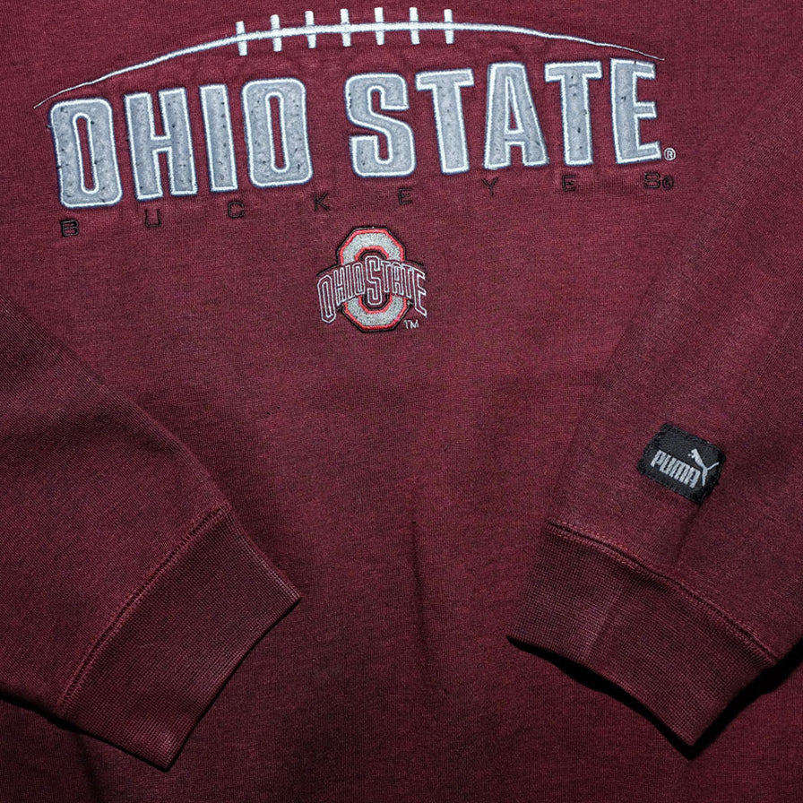 Vintage Puma Ohio State Sweater Large / XLarge - Double Double Vintage