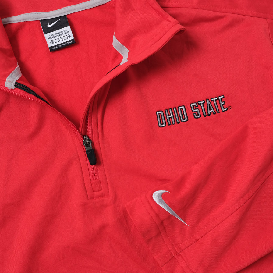 Nike Ohio State Buckeyes Q-Zip Sweater XXL