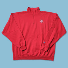 Vintage Champion Ohio State Buckeyes Q-Zip Sweater XXL