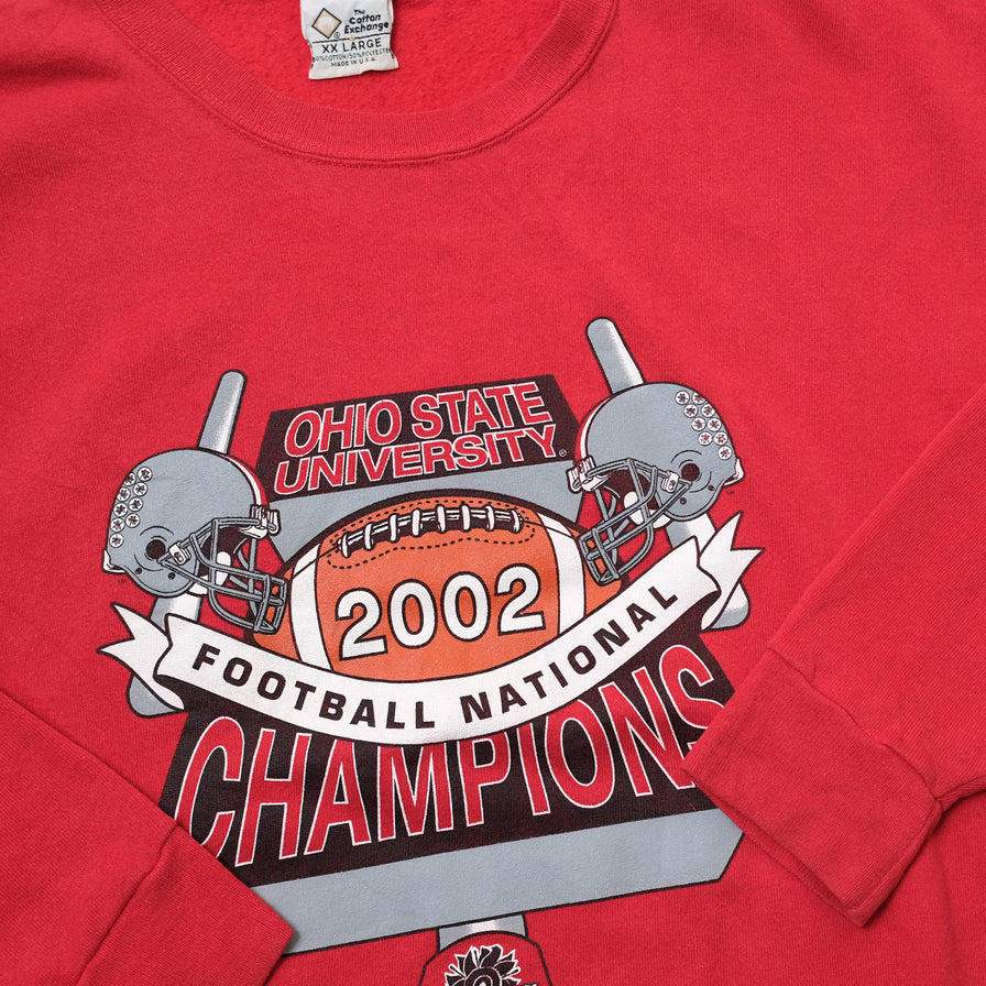 Vintage 2002 Ohio State Football Sweater XLarge / XXL