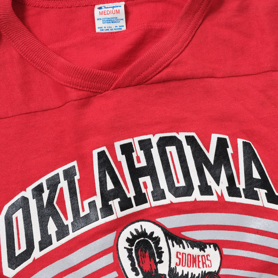 Vintage Deadstock Champion Oklahoma Sooners Longsleeve Medium