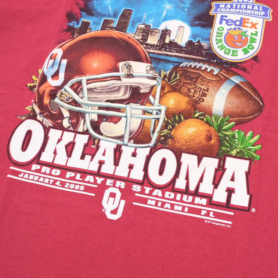 Vintage 2005 Oklahoma Sooners T-Shirt XLarge / XXL