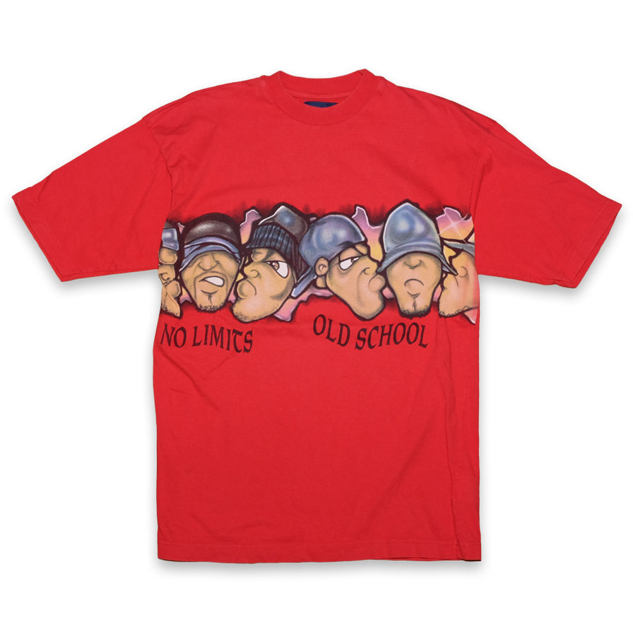 Vintage Old School No Limits T-Shirt Medium - Double Double Vintage