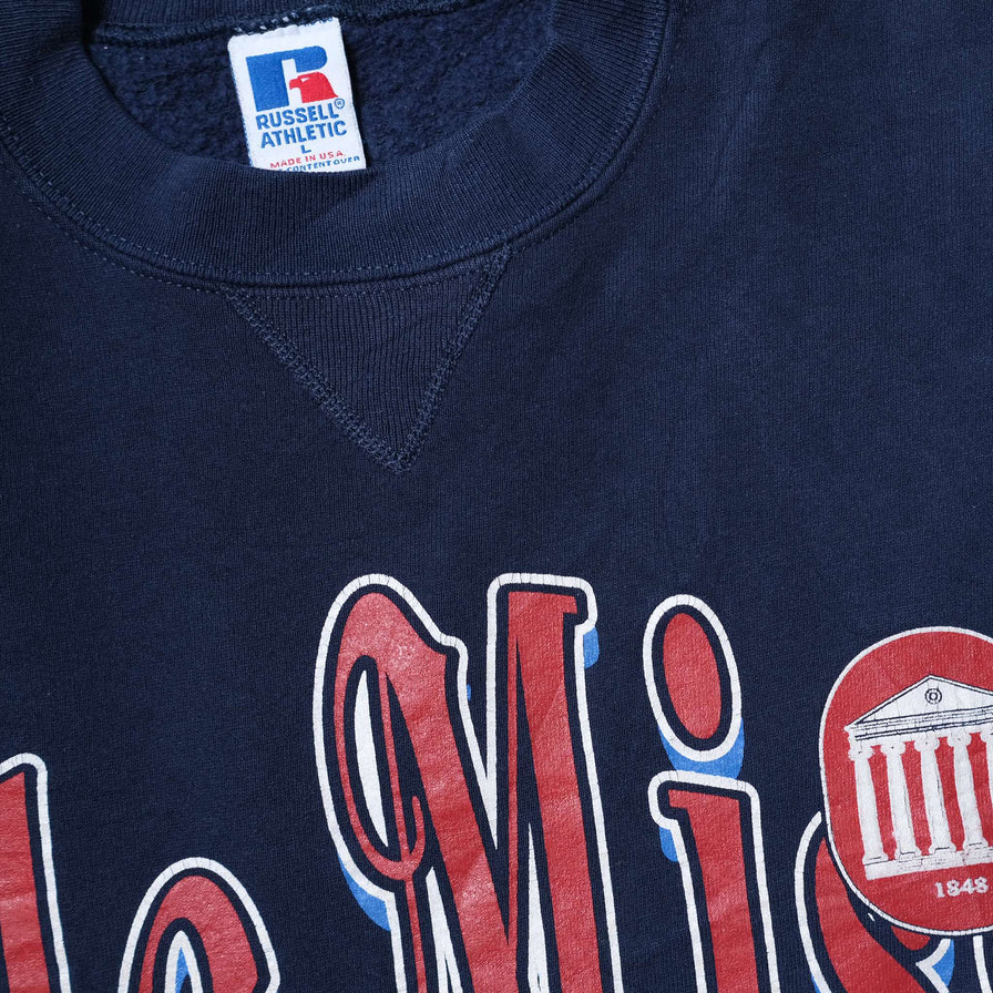 Vintage Russell Athletic Ole Miss Sweater Large