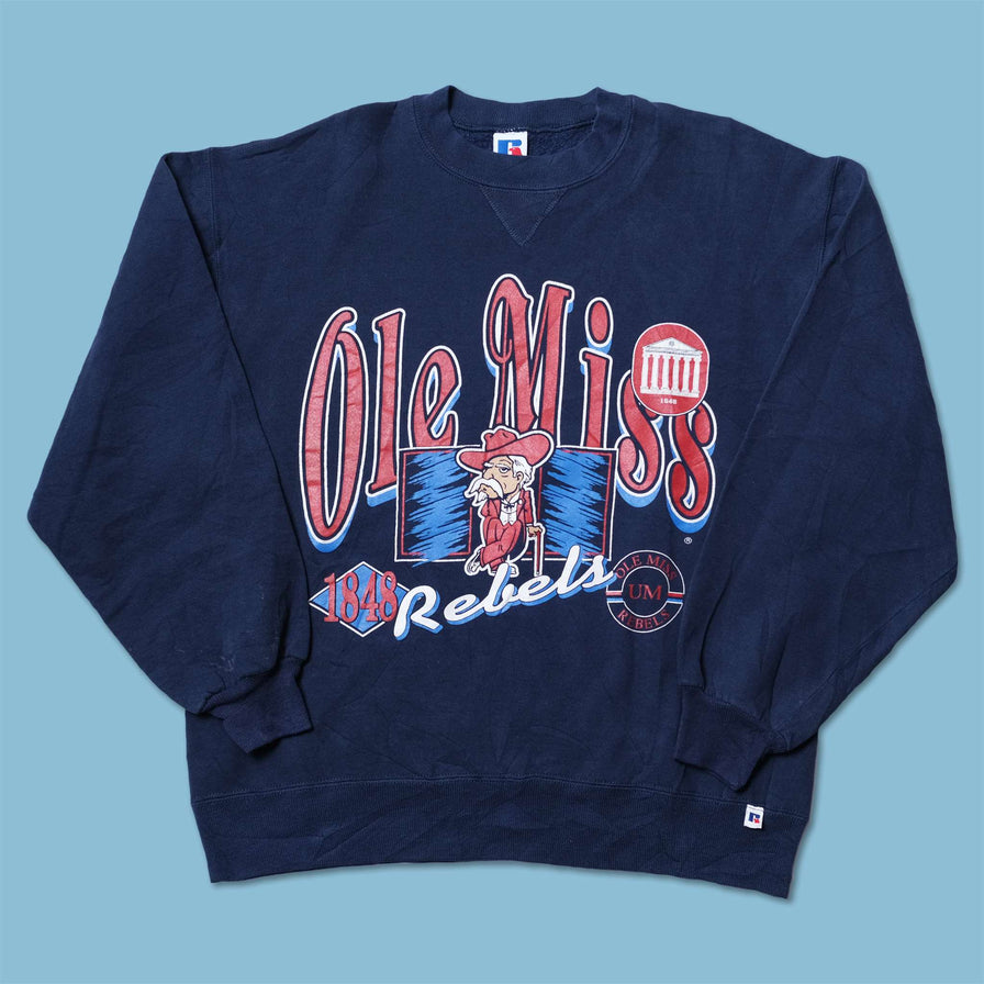 Vintage Russell Athletic Ole Miss Sweater Large