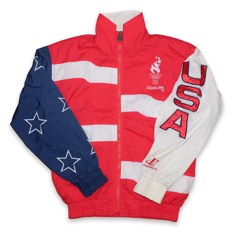Vintage Olympic Games 96 USA Track Jacket Medium / Large - Double Double Vintage