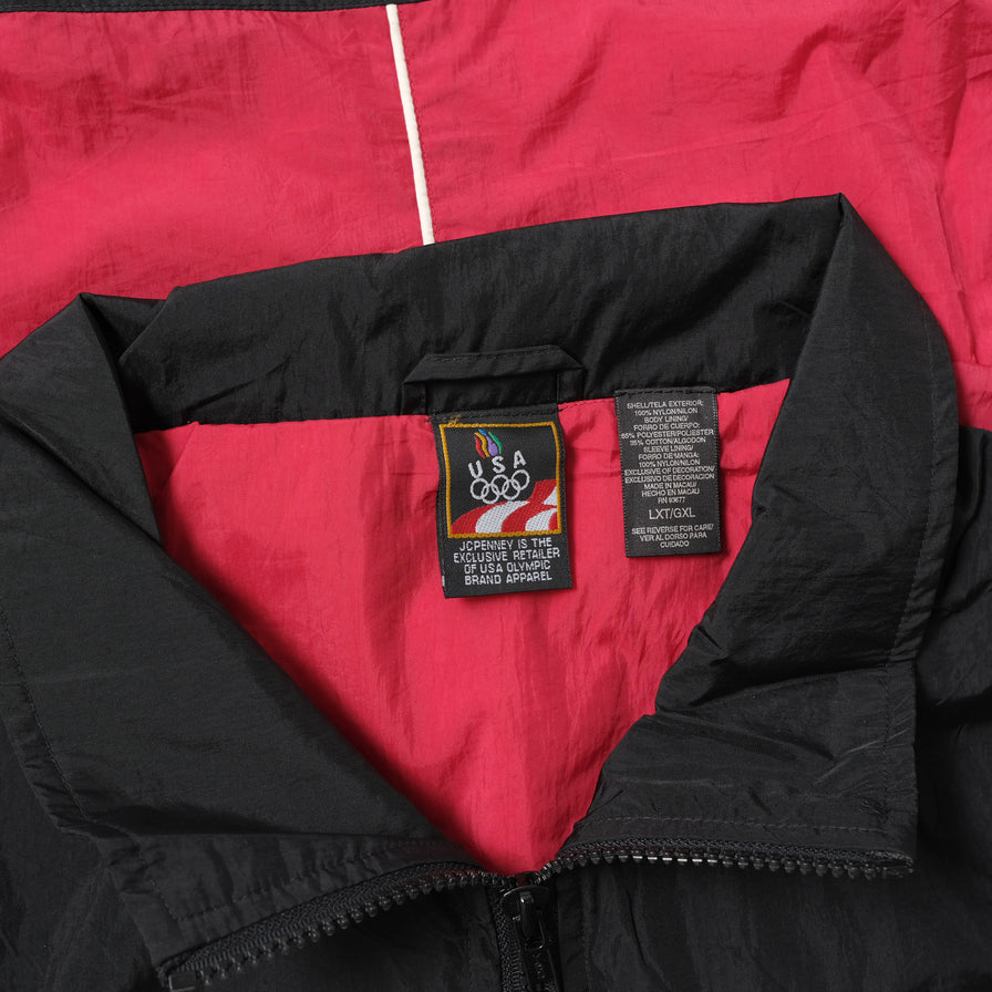 Vintage USA Olympics Track Jacket XLarge