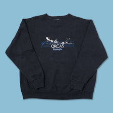 Vintage Orcas Sweater Large