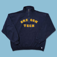 Vintage Oregon Tech Q-Zip Sweater Large / XLarge