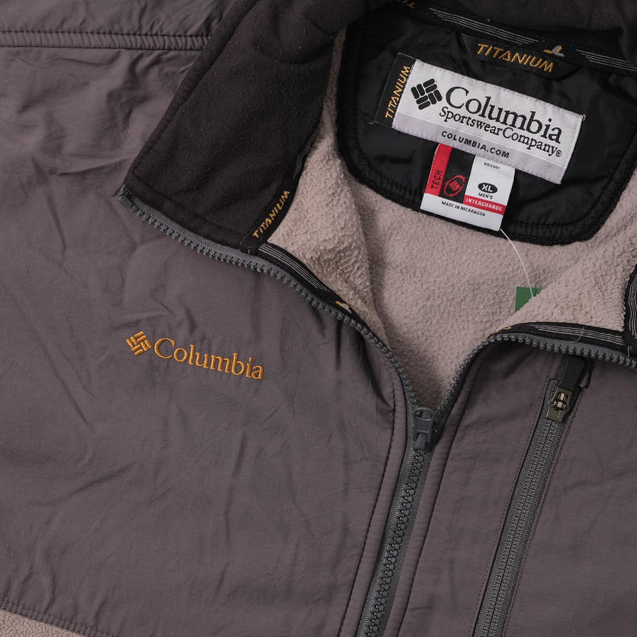 Columbia titanium new arrivals tech interchange jacket