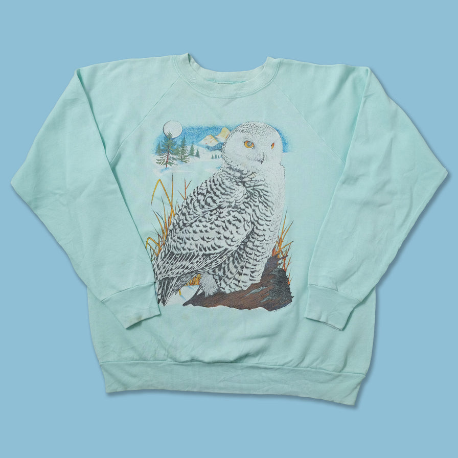 Vintage Owl Sweater Medium