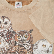 Vintage Owls T-Shirt Large / XLarge