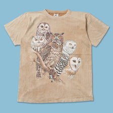Vintage Owls T-Shirt Large / XLarge