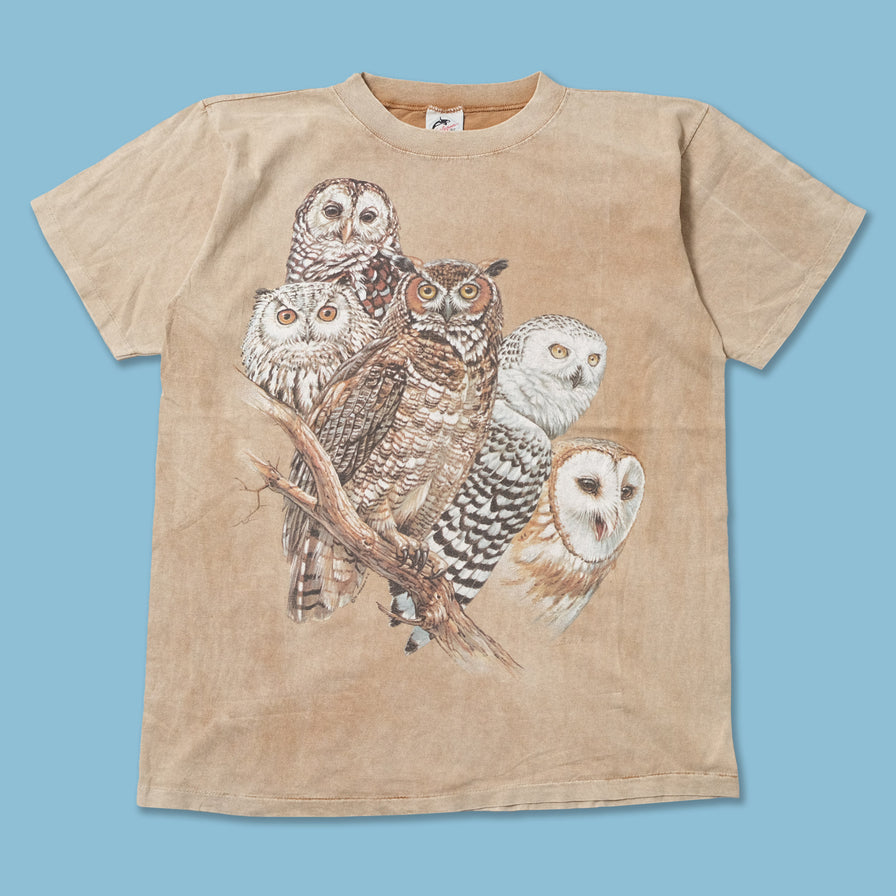 Vintage Owls T-Shirt Large / XLarge