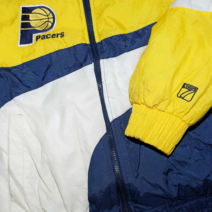 Vintage Indiana Pacers Padded Jacket Large