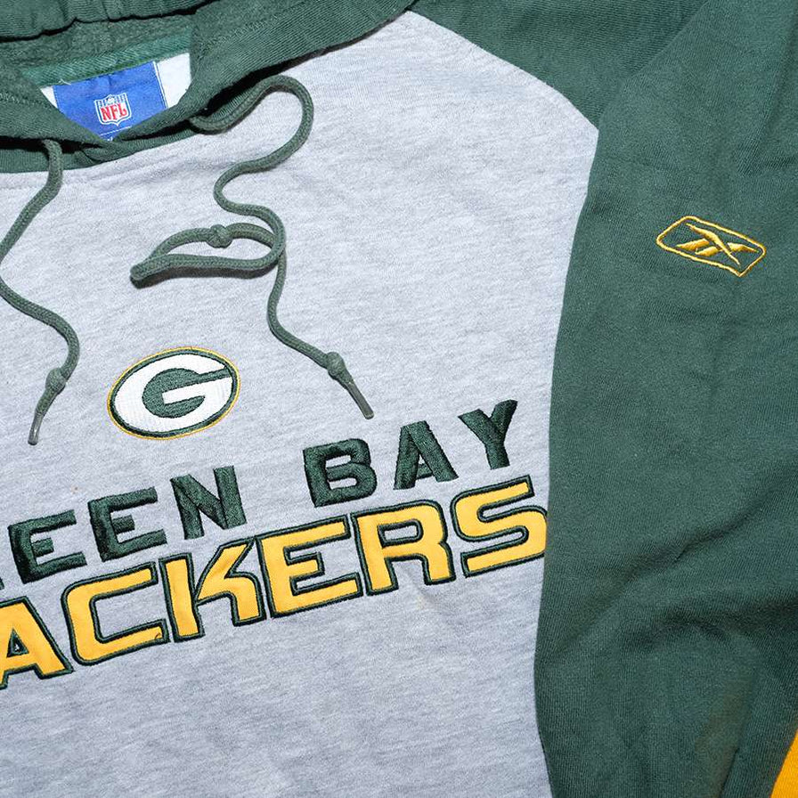 Vintage Reebok Green Bay Packers Hoody XXL