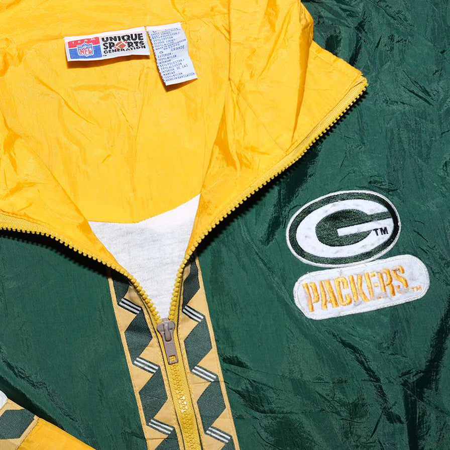 Vintage Greenbay Packers Track Jacket Large