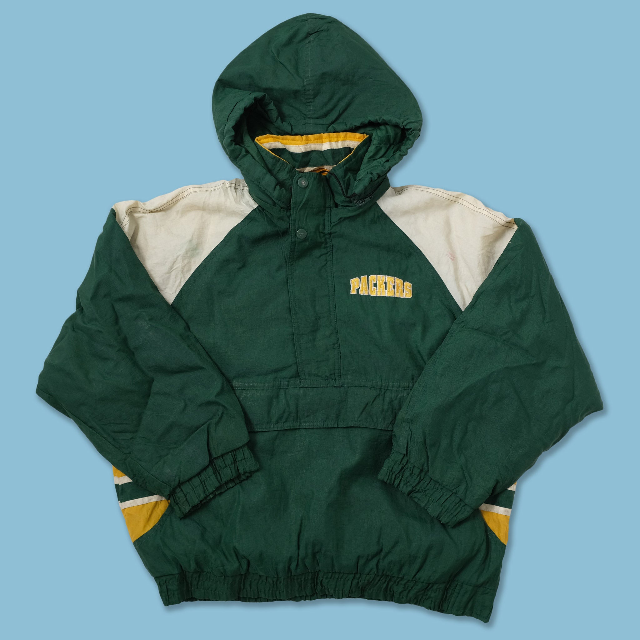 Reebok Packers アノラックジャケット Vintage Reebok Greenbay Packers Anorak Small | Double Double