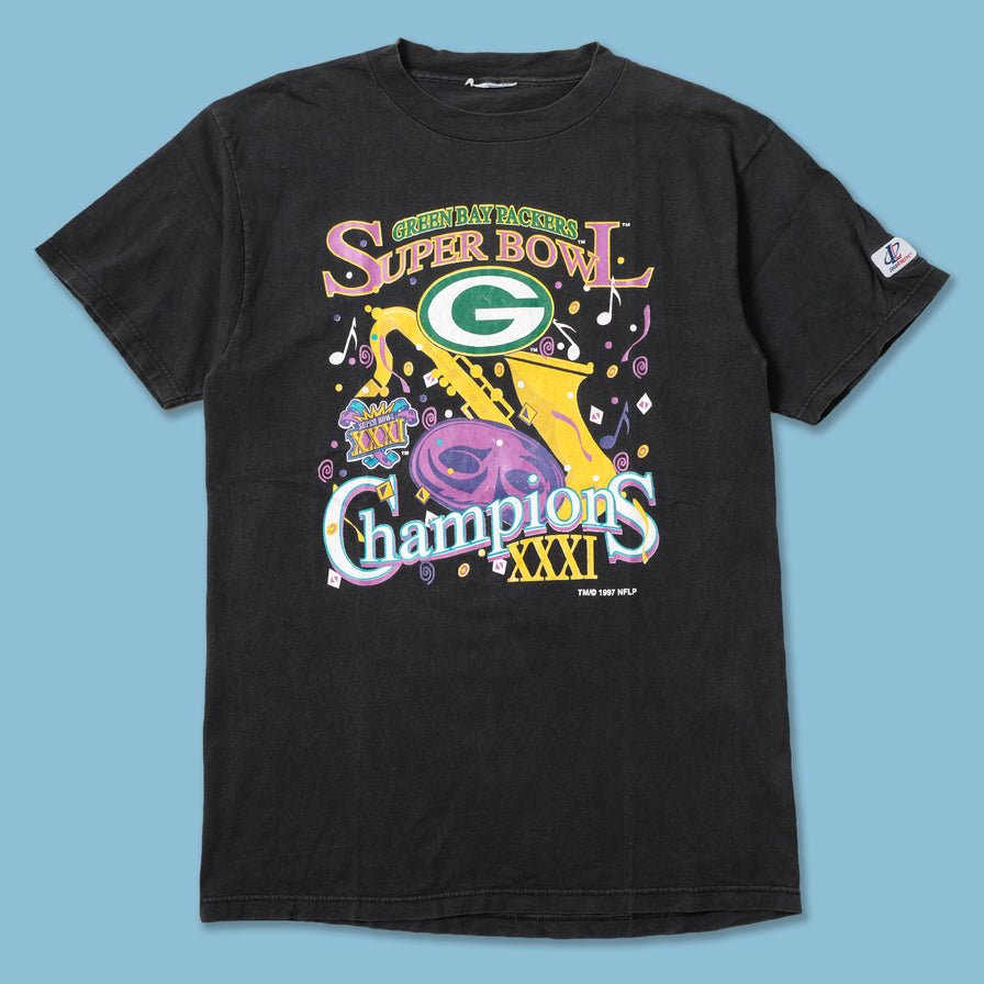 Vintage 1997 Greenbay Packers Super Bowl T-Shirt XLarge