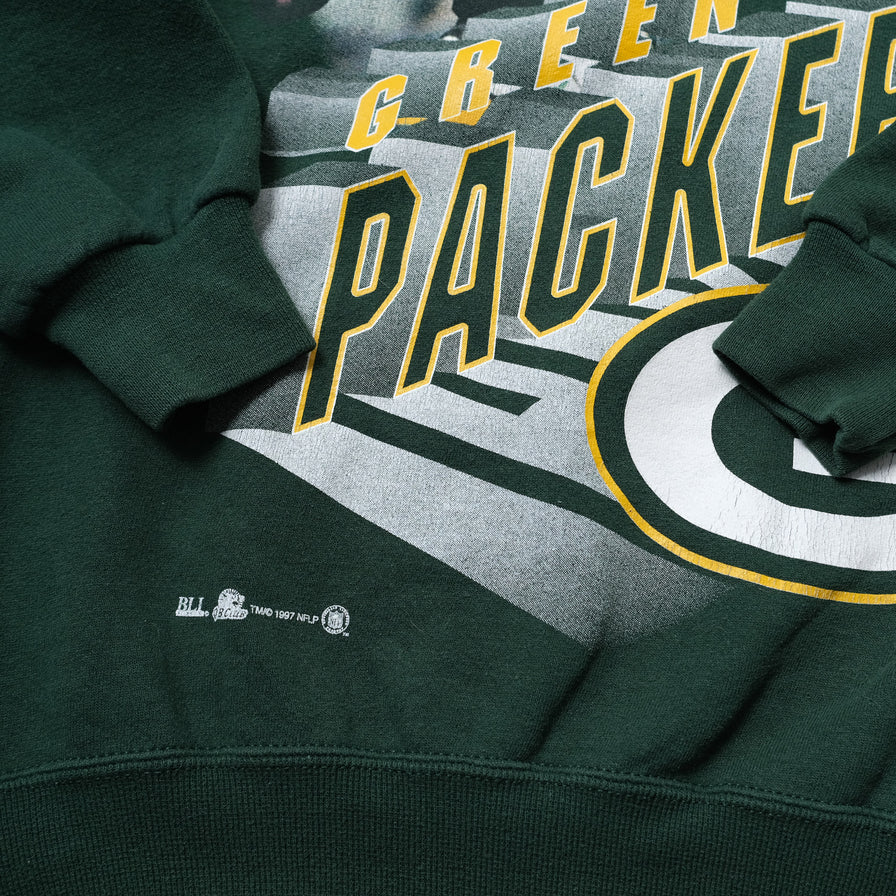 Vintage 1997 Brett Favre Greenbay Packers Sweater Medium