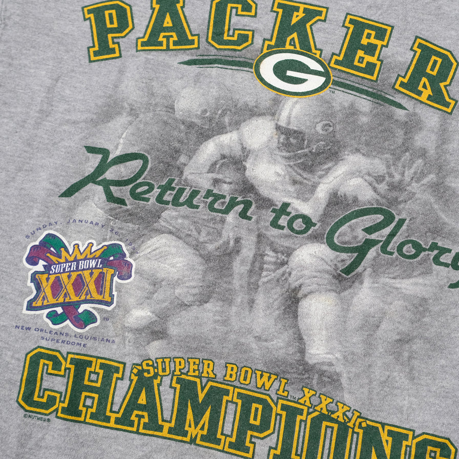 Vintage 1997 Greenbay Packers Super Bowl Sweater Medium