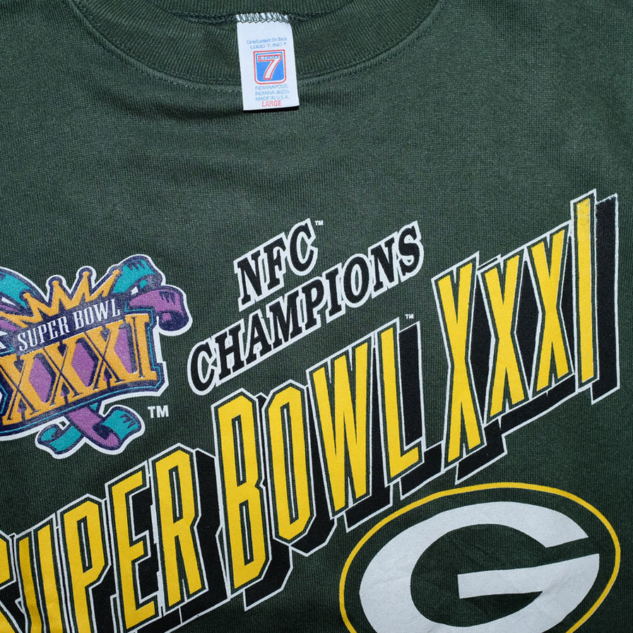 Vintage Greenbay Packers Super Bowl 1997 Sweater Large / XLarge - Double Double Vintage