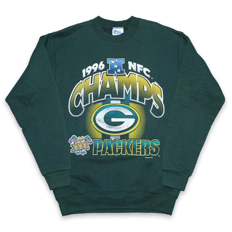 Vintage Pro Player Greenbay Packers Sweater Medium - Double Double Vintage