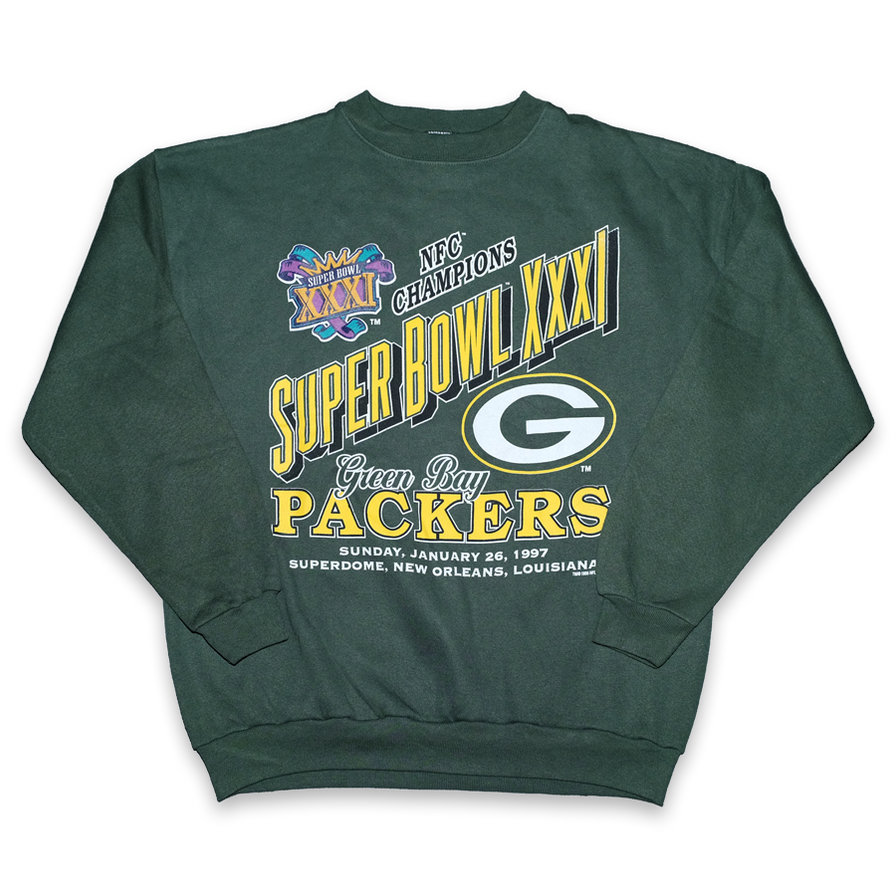 Vintage Greenbay Packers Super Bowl 1997 Sweater Large / XLarge - Double Double Vintage