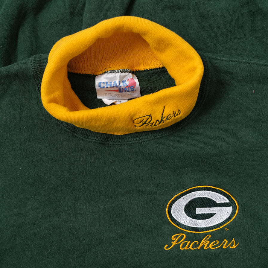 Vintage Greenbay Packers Turtleneck Sweater XLarge