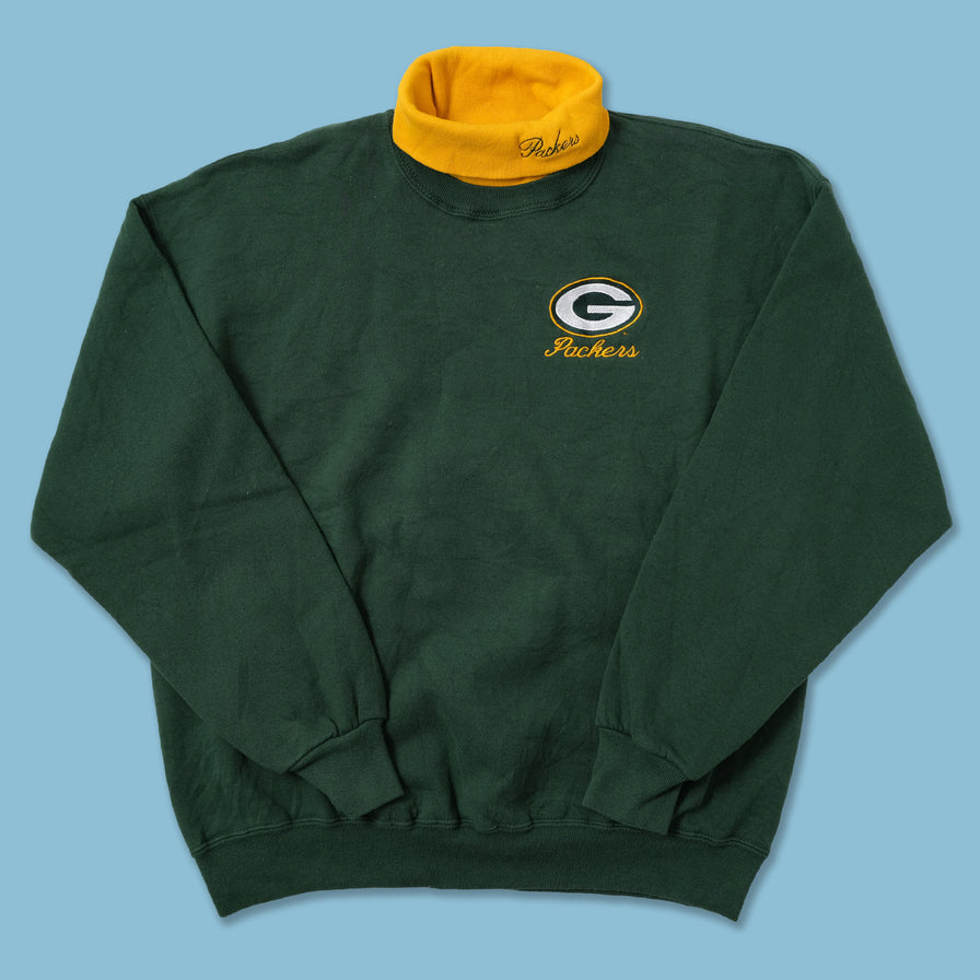 Vintage Greenbay Packers Turtleneck Sweater XLarge