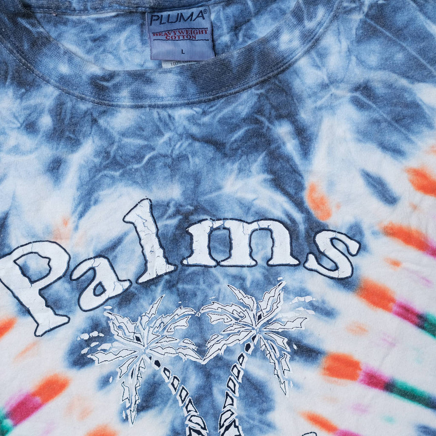 Vintage Palms Tie Dye T-Shirt XLarge