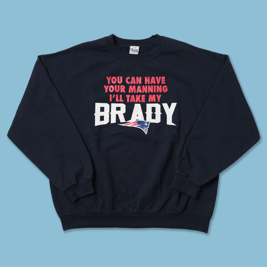 Vintage New England Patriots Brady Sweater XLarge