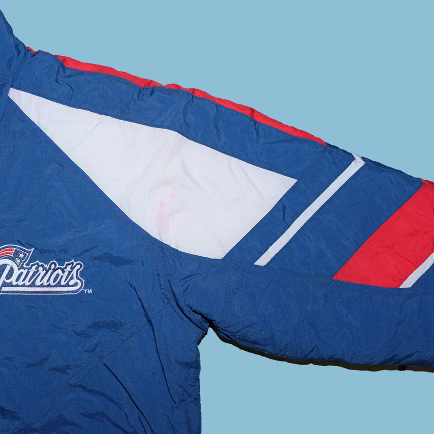 Vintage Starter New England Patriots Padded Jacket Medium - Double Double Vintage