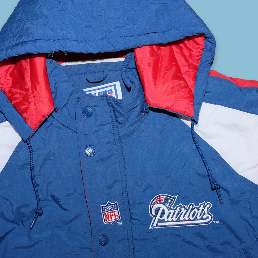 Vintage Starter New England Patriots Padded Jacket Medium - Double Double Vintage