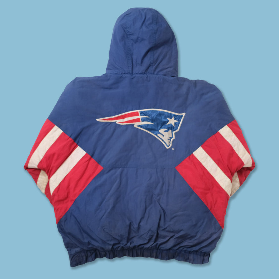 Vintage Starter New England Patriots Anorak Large Double Double Vintage