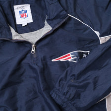 Vintage New England Patriots Q-Zip Windbreaker XLarge