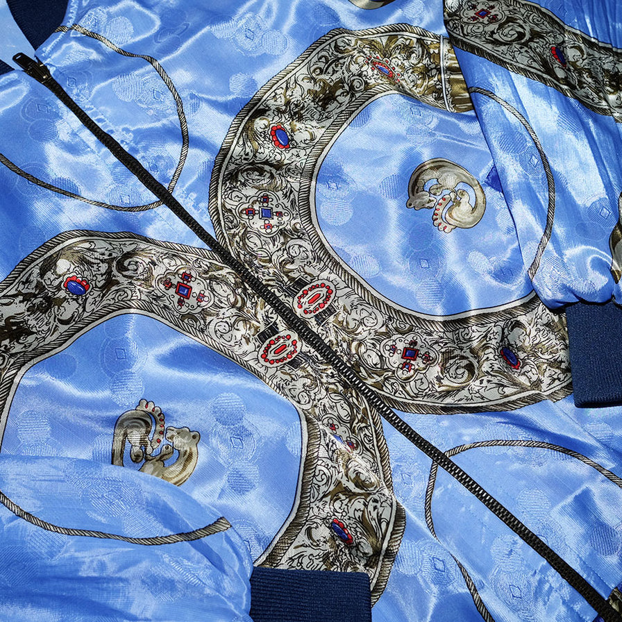 Vintage Pattern Bomber Jacket Medium / Large - Double Double Vintage