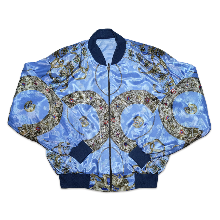 Vintage Pattern Bomber Jacket Medium / Large - Double Double Vintage