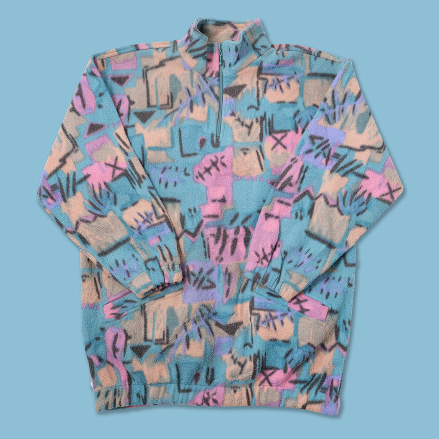 Vintage Pattern Fleece Large