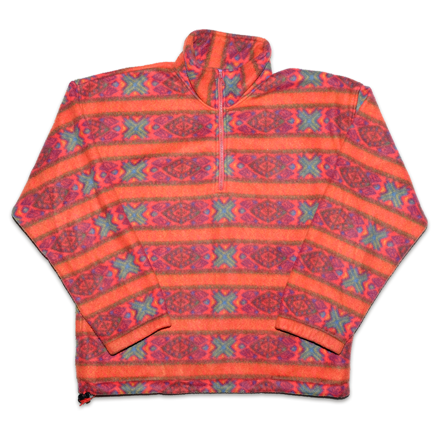 Vintage Q-Zip Fleece XLarge - Double Double Vintage