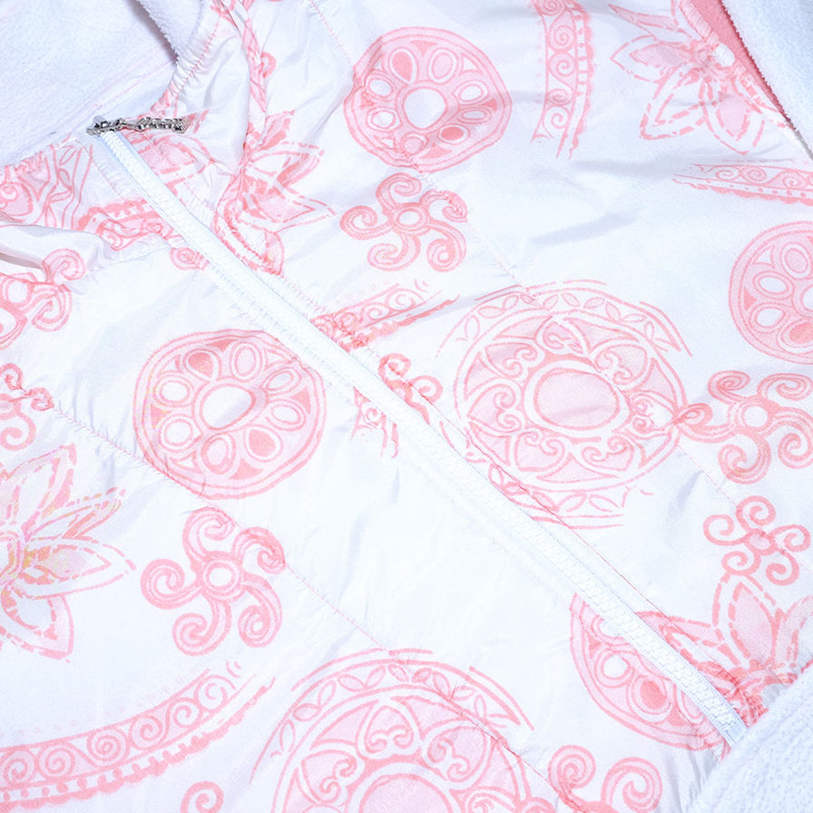 Vintage Pattern Q-Zip Fleece XLarge - Double Double Vintage